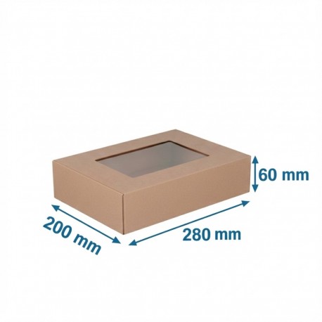 Pudełko z okienkiem 280x200x60