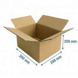 pudło klapowe 300x200x200