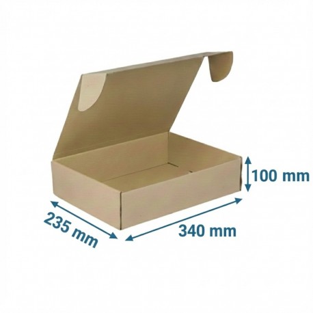 pudło fasonowe 340x235x100