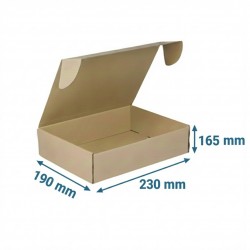 pudło fasonowe 3w. szare 230x190x165