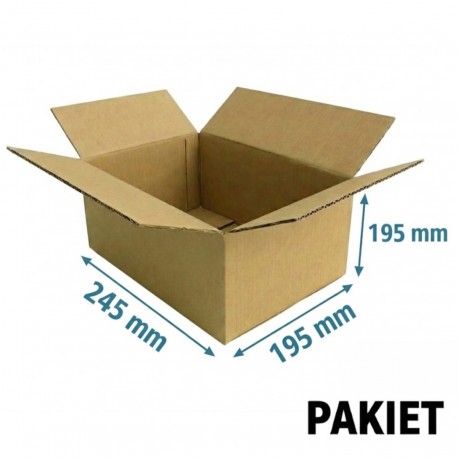 Pudło klapowe 245x195x195 - pakiet