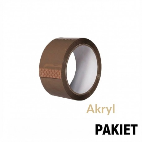 taśma pakowa AKRYL brązowa