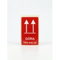 Naklejka na opakowanie - GÓRA